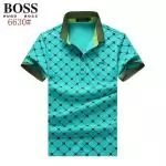 hugo boss green paule polo t shirt collier vert